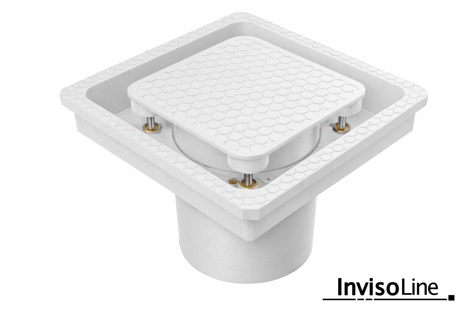 InvisoLine Ukryta kratka wentylacyjna 125 Zaokrąglona Biała - 2