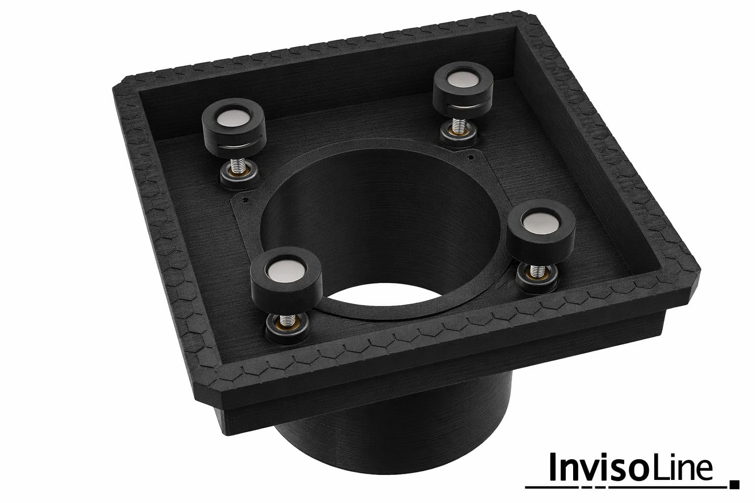 InvisoLine Ukryta kratka wentylacyjna 125 Kwadratowa Czarna - 3