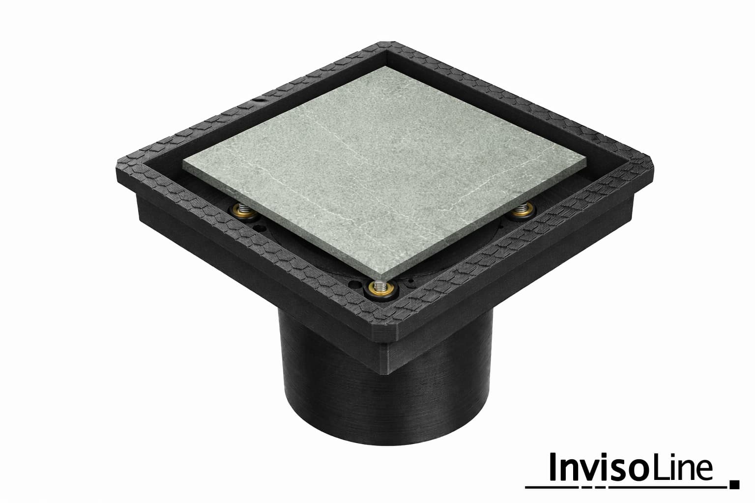 InvisoLine Ukryta kratka wentylacyjna 125 Kwadratowa Czarna - 4